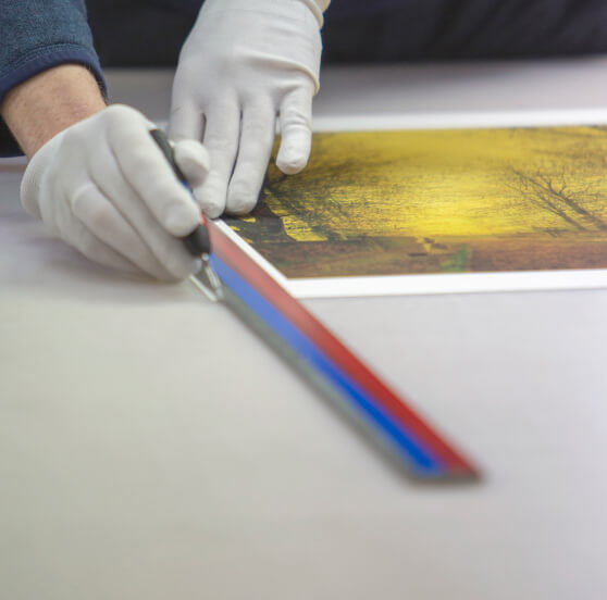 High-quality Giclée print framing